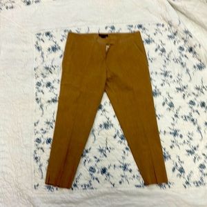 Theory Cropped Linen Slacks